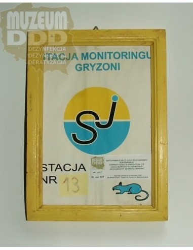 TABLICZKA ŚCIENNA INFORMACJA O USTAWIENIU STACJI TRUTEK NR 13 TABLICZKA ŚCIENNA INFORMACJA O USTAWIENIU STACJI TRUTEK NR 13