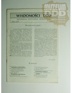 WIADOMOŚCI DDD - WYDANIE 6 ZIMA 2001