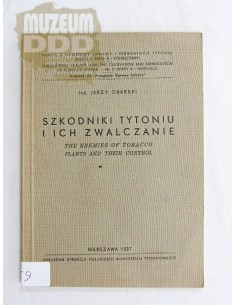 SZKODNIKI TYTONIU I ICH ZWALCZANIE 1937
